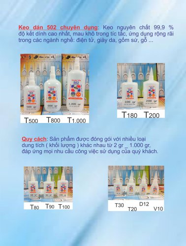 KEO 502 CHUYÊN DỤNG